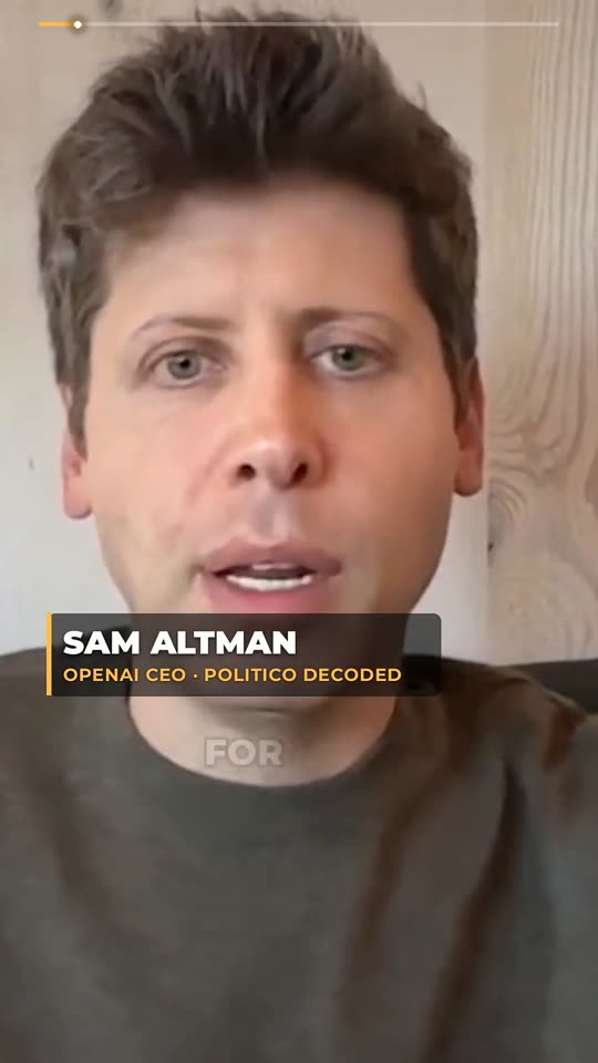 Frame from Sam Altman on bounded risks